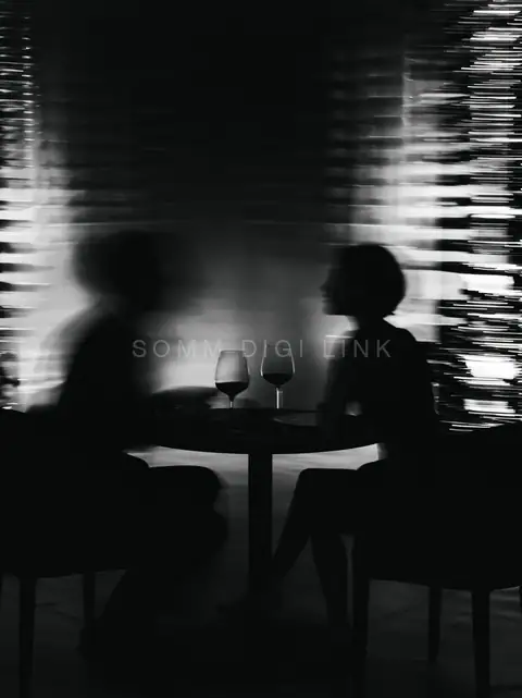 Silhouettes at the table