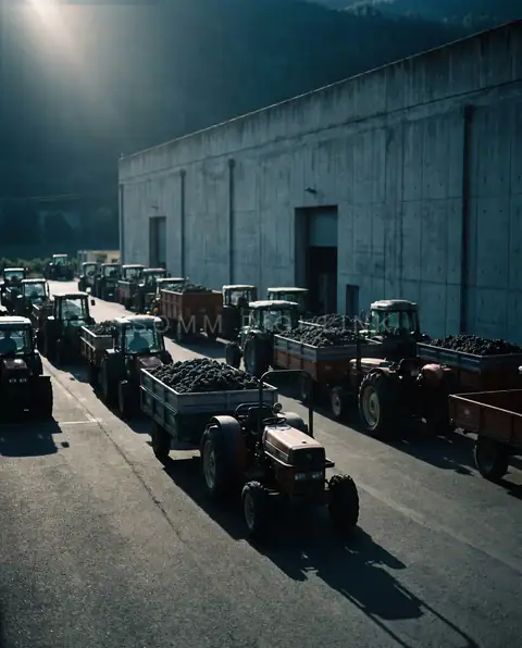 The growers arrive