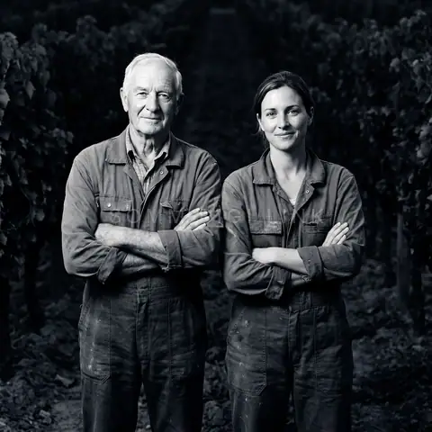 Two generations in the rows