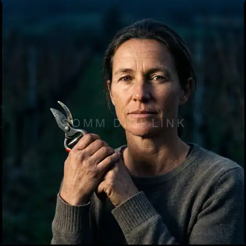 Winemaker with shears