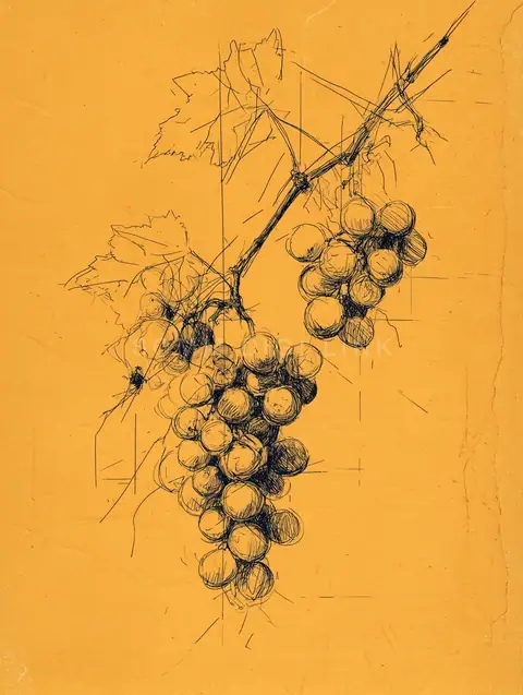 Amber Vine Sketch