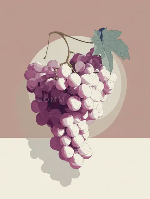 Blush Grape Poster