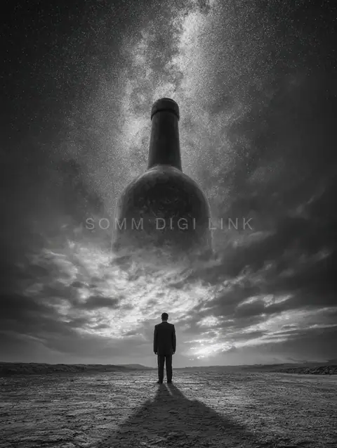 Bottle before the storm