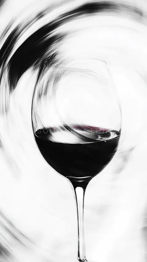 Hypnotic red pour