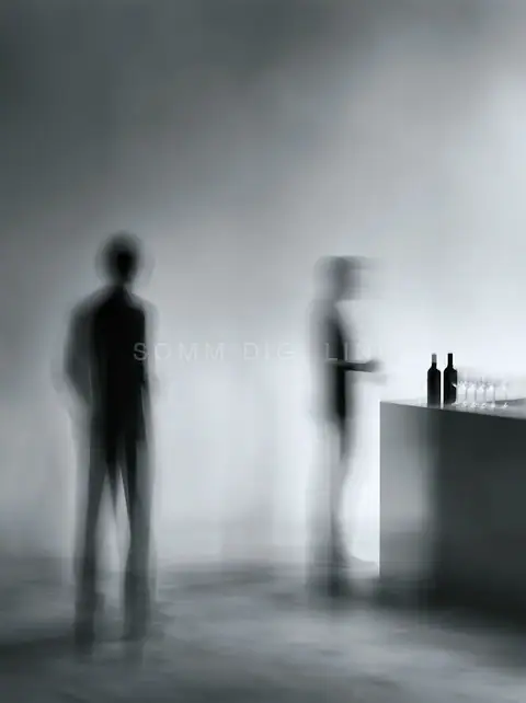 Wine bar silhouette