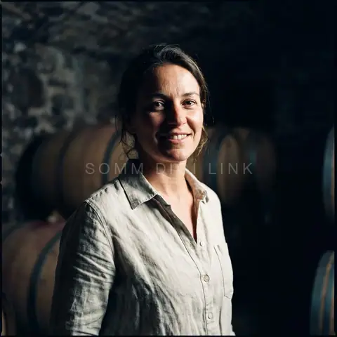 Winemaker in the barrel cellar
